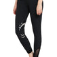 Woman modeling black EQUINE COUTURE LADIES IBIZA KNEE PATCH BREECHES with knee patches and zipped pockets