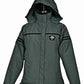 Women's Waterproof Riding Jacket - Breathable Ripstop Equestrian Rain Jacket with Stowaway Hood - Equine Couture Farm House