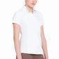 Woman modeling Women's Equestrian Show Shirt - Short Sleeve Competition Shirt with UV Protection & Moisture Wicking - Equine Couture Cara