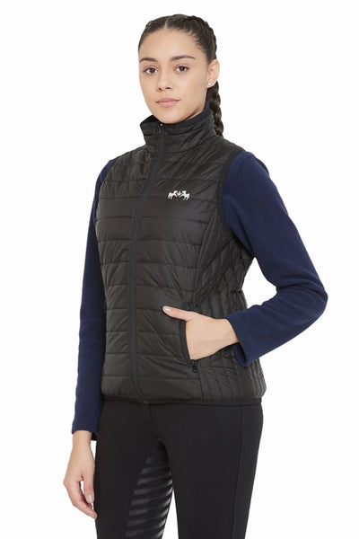 Equine Couture Ladies Zima Vest, black/1X