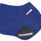 Equine Couture Performance Saddle Pad in blue with quilted pattern and reinforced edges for horse tack and equestrian supplies