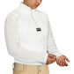 Person wearing a white textured zip-up top adjusting sleeve featuring Equine Couture Aerocool Show Shirt-White-L design