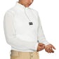 Model wearing Equine Couture Aerocool Show Shirt-White-L with textured mesh sleeves in equestrian style outfit