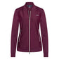 HV Polo Tech Cardigan HVPTeddy-Dark berry-M women's zip-up jacket in dark berry color with logo detail