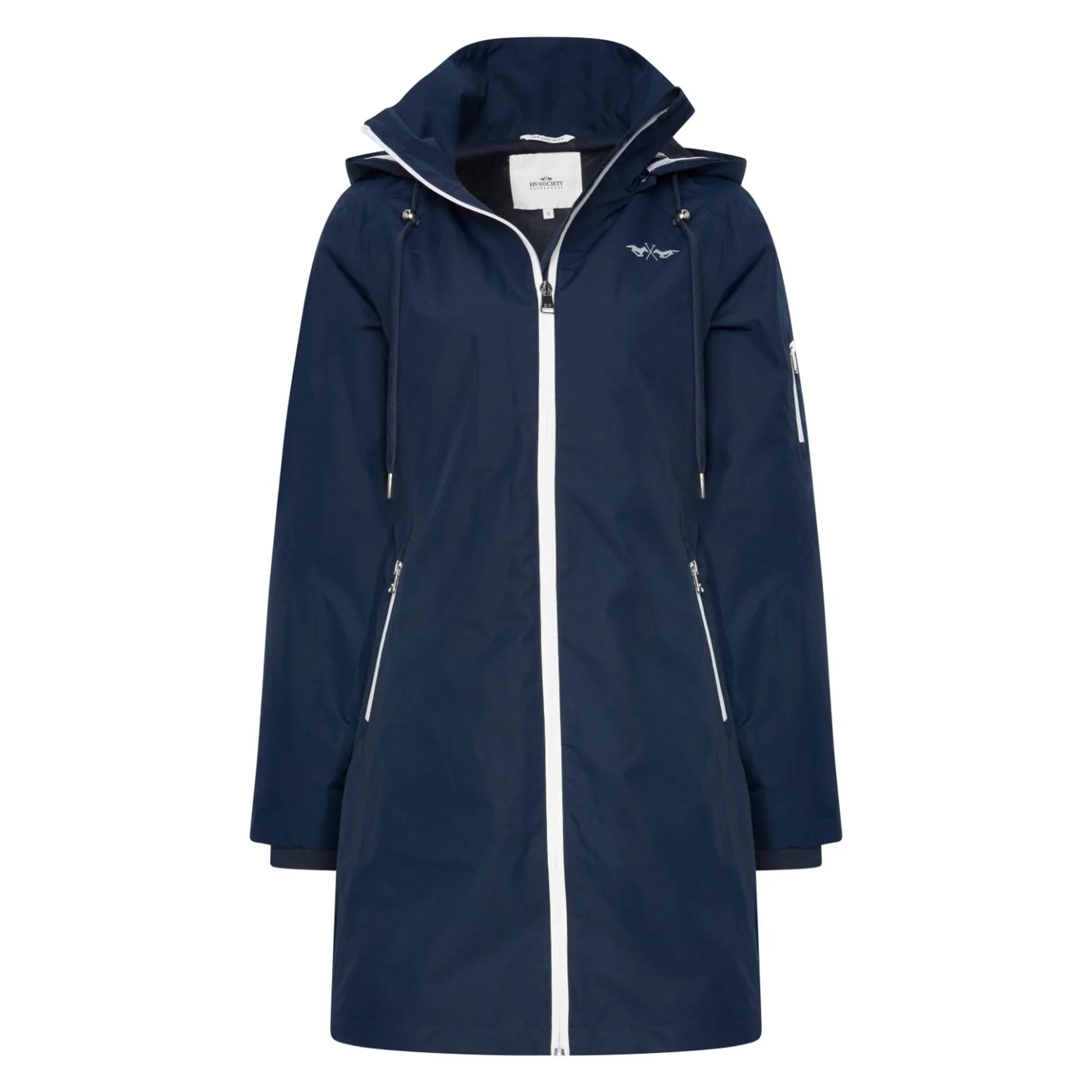 HV Polo HVSJoie Long Jacket- Navy- 38 designed for outdoor wear available at PetsPerfect online pet store.