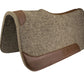 TuffRider Sioux Felt Western Saddle Pad - Compressed Wool Saddle Blanket with Wither Relief - Pets Perfect