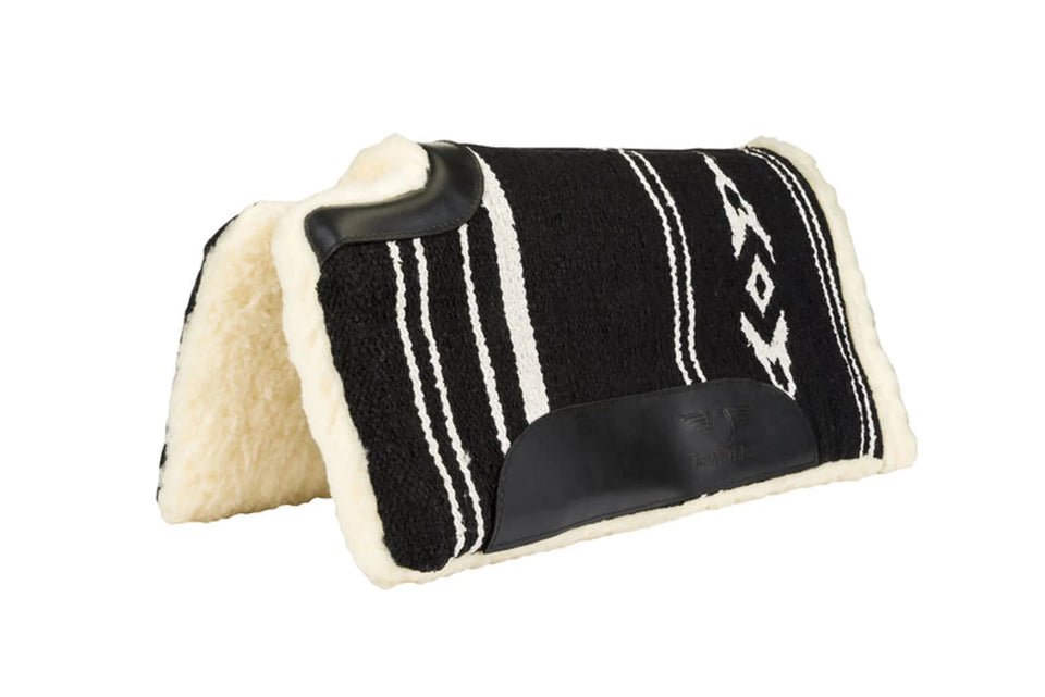 TuffRider Phoenix Small Acrylic Western Saddle Pad, Black/1