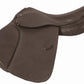 Henri de Rivel Pro Pony Covered Close Contact Saddle in brown leather for equestrian use and horse riding comfort