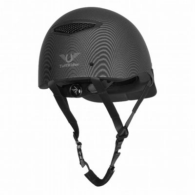 Equestrian Helmet - TuffRider Carbon Fiber Shell SEI Certified Riding, Black/1