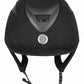 Front view of a black TUFFRIDER VENTEK MICROTOUCH HELMET designed for equestrian safety and comfort.