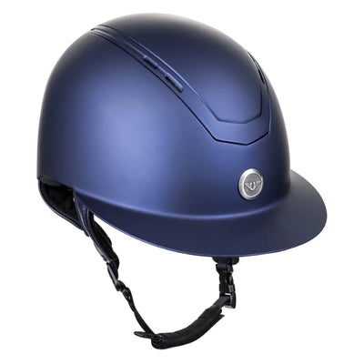 TuffRider Guardian Matte Wide Brim Helmet- Navy- Large, 1