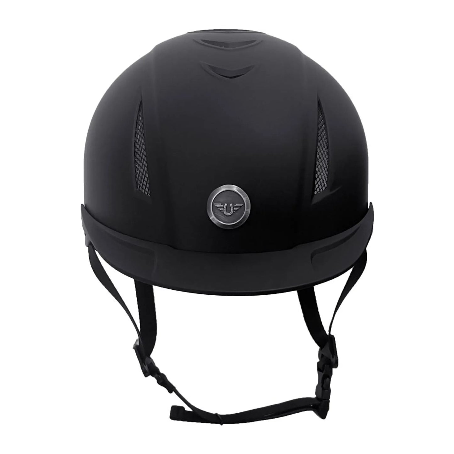 TuffRider Shield Riding Helmet with Adjust A Dial-Black-L equestrian helmet with ventilation and adjustable straps for safety and comfort