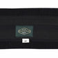 Synthetic Fleece Dressage Girth - Short Girth with Elastic Ends and Roller Buckles in black for equestrian use