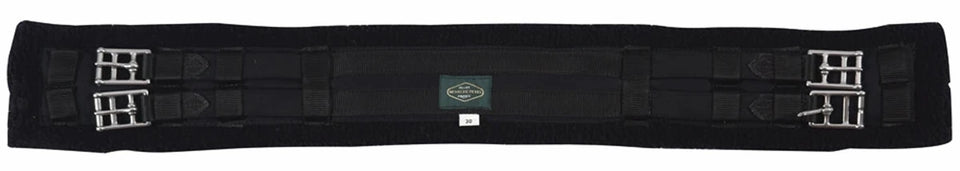 Synthetic Fleece Dressage Girth - Short Girth with Elastic Ends and, view 16