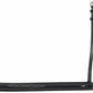 Henri de Rivel Pro Wide Padded Raised Fancy Stitched Noseband For Mono Crown Bridle in black leather with silver buckles