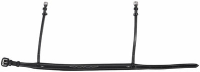 Henri de Rivel Pro Wide Padded Raised Fancy Stitched Noseband For Mono, black/COB