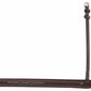Horse Bridle Noseband - Henri de Rivel Pro Wide Padded Raised Fancy Stitched Noseband for Mono Crown Bridle in brown leather