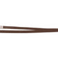 Grippy Stirrup Leathers - Triple Covered Close Contact Stirrup Straps with Enhanced Grip in brown leather with metal buckle