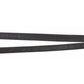 Grippy Stirrup Leathers - Triple Covered Close Contact Stirrup Straps with Enhanced Grip in black leather with metal buckle