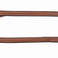 Laureate by Henri de Rivel Rubber Reins in brown with detailed stitching, designed for horse riding and equestrian supplies
