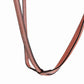 Laureate by Henri de Rivel Raised Standing Martingale with Fancy Stitching in smooth brown leather for equestrian use