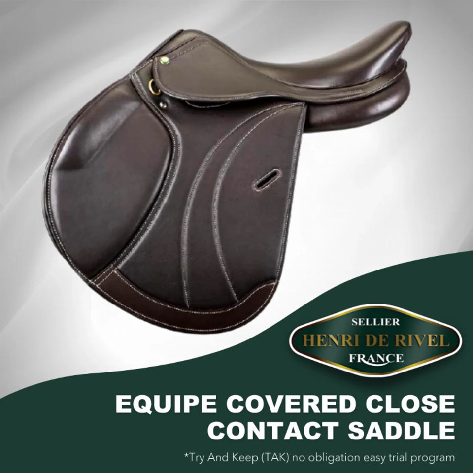 Henri de Rivel Equipe Covered Close Contact Saddle, view 10