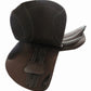 Henri de Rivel Millennium Covered Close Contact Jumping Saddle - Deep Seat Saddle with Molded Knee & Thigh Pads