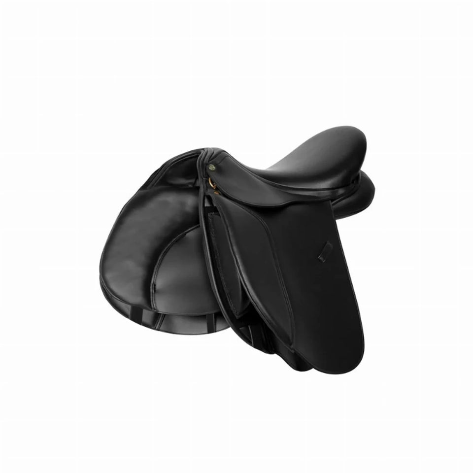 Vegan Dressage Saddle - Premium Synthetic Leather Horse Saddle for, view 4