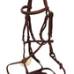 Henri de Rivel Kushy Plain Raised Figure Eight Noseband Bridle - Australian Nut - Cob in premium equestrian tack design