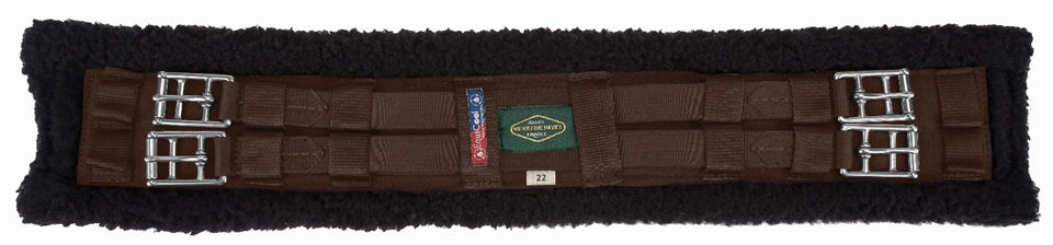 Henri de Rivel Dressage EquiCool Fleece Girth, havana/28, view 4