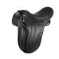 Henri de Rivel Parisian Monoflap Dressage Saddle in black leather for premium equestrian supplies and horse riding comfort