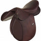 Henri De Rivel Laureate Leather IGP Saddle in rich brown leather designed for comfort and performance in horse riding
