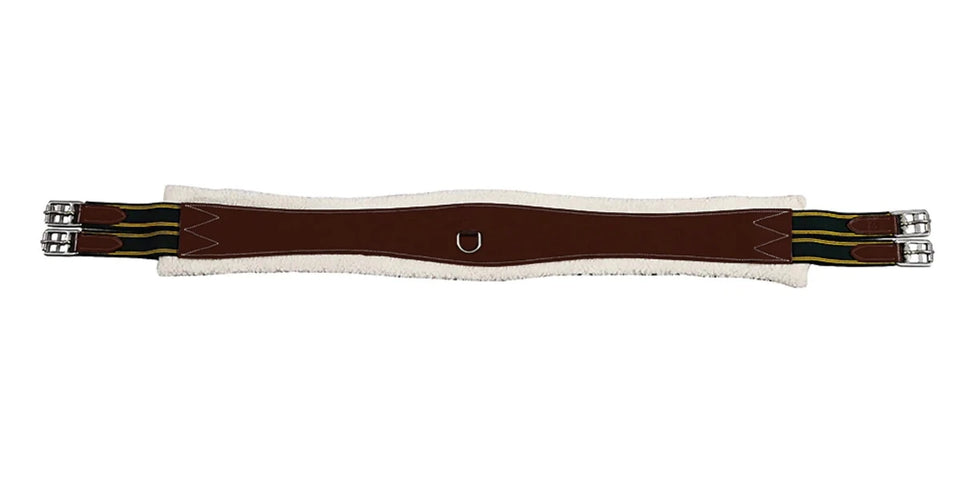 Henri de Rivel Detachable Fleece Lined Girth - Australian Nut - 42, 1