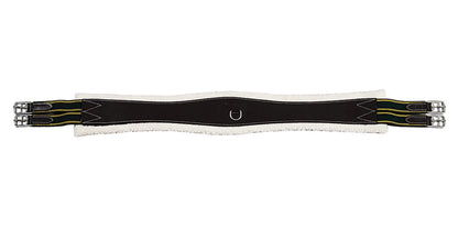 Fleece Lined Girth - Detachable Fleece Overlay Girth with Elastic Ends designed for comfortable horse tack use