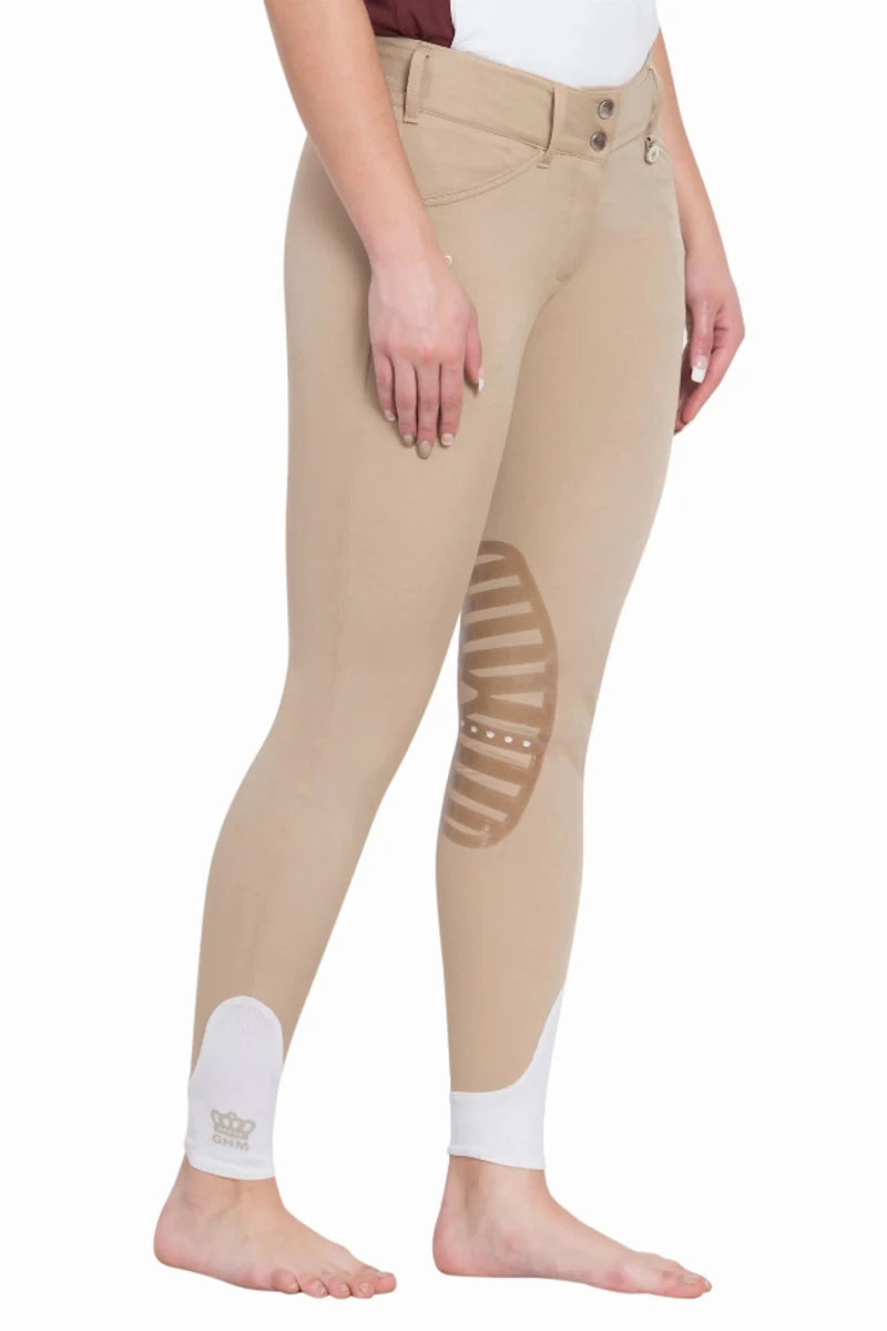 George H Morris Ladies Add Back Silicone Knee Patch Breeches, view 51