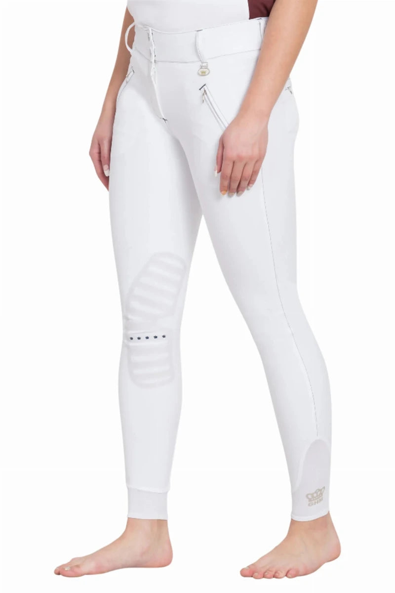 Women's Riding Breeches, Coolmax Microfiber with Silicone Knee Patches, view 9
