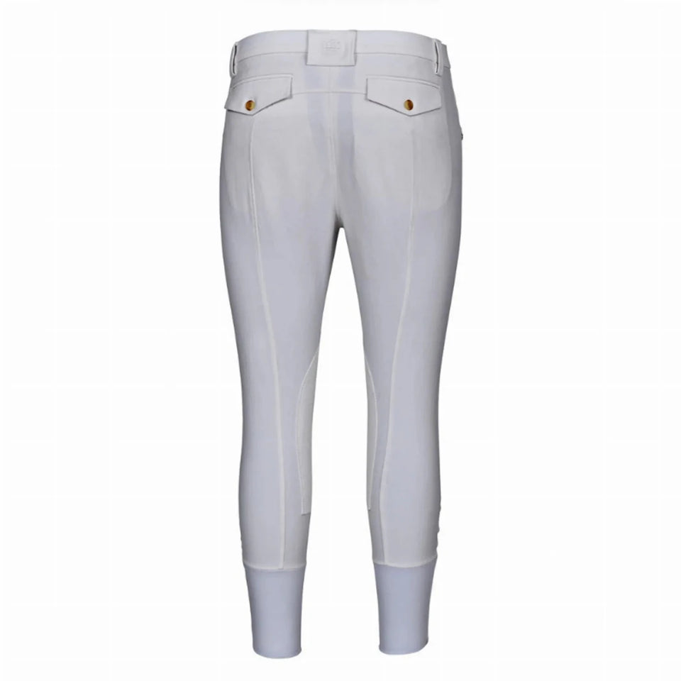 Men's Riding Breeches - Bamboo Cotton Knee Patch Breeches with, view 22