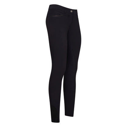 Imperial Riding Riding Breeches IRHEl Capone High Waist FullGrip-Black-34 slim black equestrian pants with full grip seat design