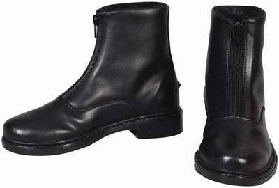 Women's Winter Paddock Boots - TuffRider Starter Fleece-Lined Front, Black/10