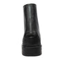 TuffRider Children's Perfect Front Zip Paddock Boots shown from the back in black equestrian style design