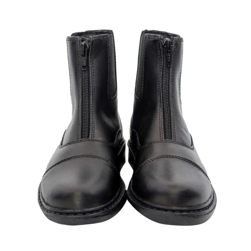 TuffRider Children's Perfect Front Zip Paddock Boots, black/13, view 11
