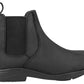 Women's Paddock Boots - Pull-On Equestrian Riding Boots with Elastic Gussets & Coated Leather - TuffRider in black side view