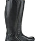TuffRider Women's Premium Leather Double Clear Sport Boots - Paddock Riding Boots in black leather for equestrian use