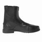 TuffRider Men's Starter Front Zip Paddock Boots - Waterproof Synthetic Leather Riding Boots for Equestrian in black