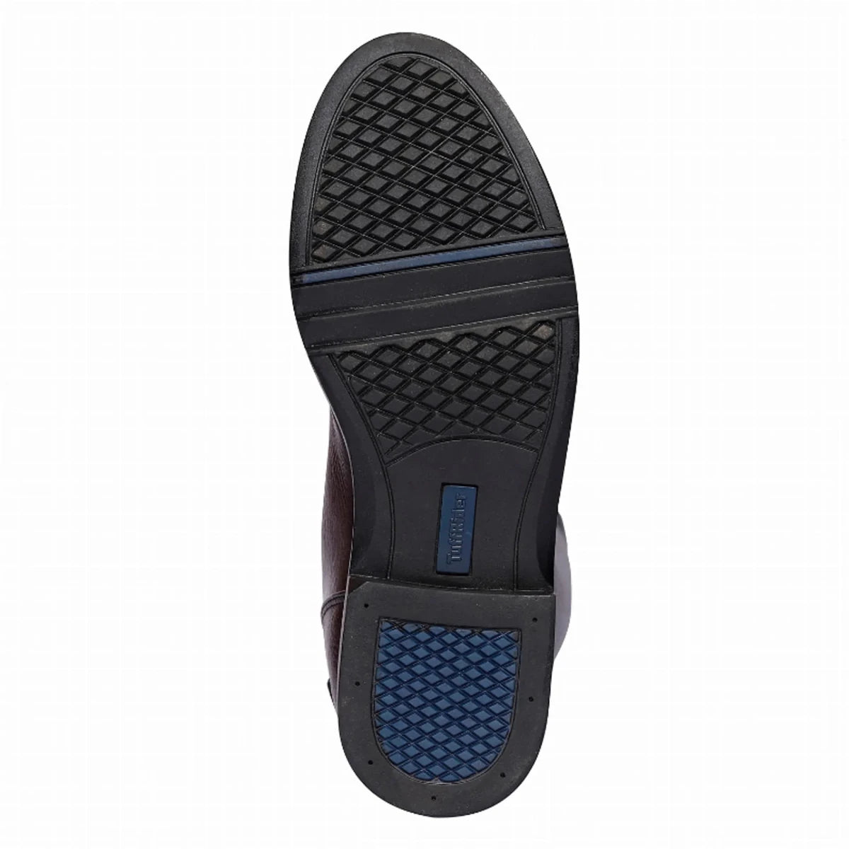 TuffRider Men's Belmont Dress Boot - Color: Black | Pack Of: 1 showing durable textured sole for grip and stability