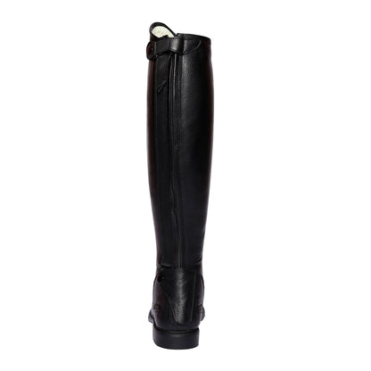 TuffRider Men's Belmont Dress Boot - Black - 11 - Wide tall equestrian riding boot with side zipper and buckle detail
