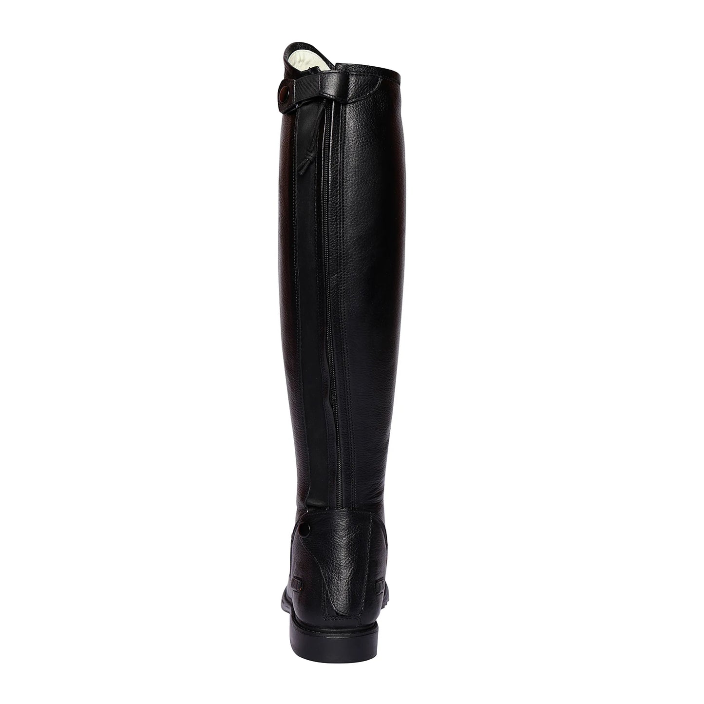 TuffRider Men's Belmont Dress Boot - Black - 11 - Wide, tall equestrian style riding boot with buckle detail