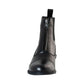 TuffRider Ladies Portofino Paddock Boot front view black equestrian riding boot with side zipper and pull tab