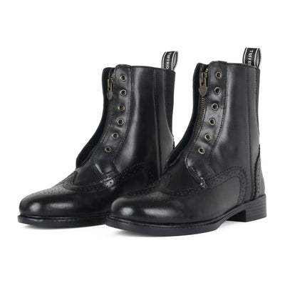 TuffRider Maverick Ladies Paddock Boots-Black-7, 1