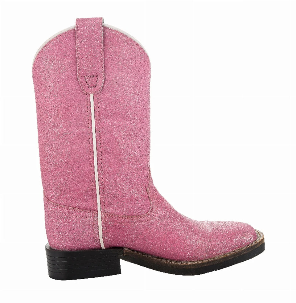 Tuffrider Children's Pink Glitter Western Boot, view 11